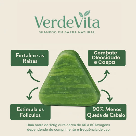 VerdeVita Shampoo em Barra Natural